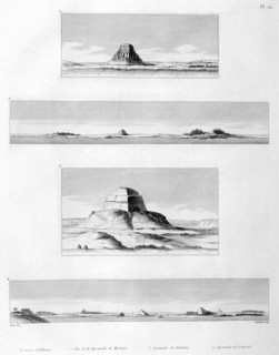 'Pyramide of Ellahoun, Meidoum and Sakkarah', c1808. Artist: Antoine Berthault