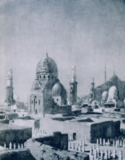The Tombs of the Caliphs, Cairo, Egypt, 1928. Artist: Louis Cabanes
