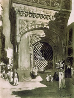 El-Sebil, Cairo, Egypt, 1928. Artist: Louis Cabanes