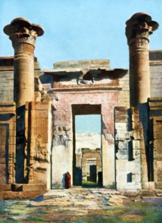 Entrance to the Temple of Medinet Habu, Egypt, 20th Century. Artist: Unknown