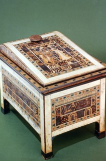 Wooden chest from the Tomb of Tutankhamun, 14th century BC. Artist: Unknown