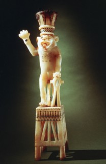 Lion figurine from the Tomb of Tutankhamen, 14th century BC. Artist: Unknown