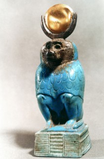 Statue of the Ancient Egyptian god Thoth in baboon form. Artist: Unknown