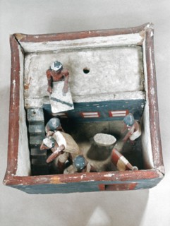 Ancient Egyptian tomb model, 22nd-19th century BC. Artist: Unknown