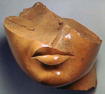 Fragmentary Head of a Queen, reign of Akhenaten, Egyptian, 18th Dynasty. Artist: Unknown