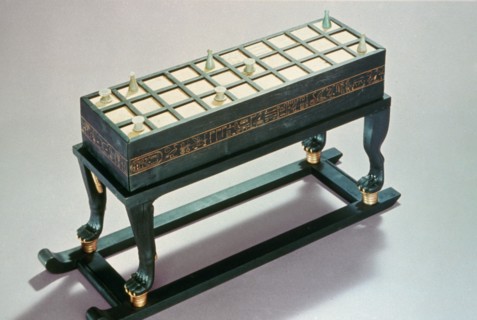 Senet gaming board, from the Tomb of Tutankhamun, 18th Dynasty. Artist: Unknown