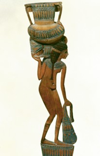 Spoon in the Form of a Young Girl Carrying a Vase. 18th Dynasty. Artist: Unknown