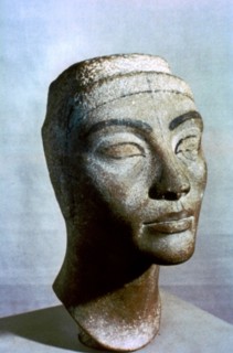 Bust of Nefertiti, Egypt, 1375 BC. Artist: Unknown