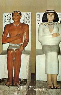 Prince Rahotep and His Wife Nofret, Egypt, 4th Dynasty. Artist: Unknown