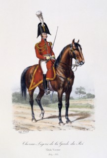 Chevau-Légers de la Garde du Roi, Petite Tenue, 1814-15. Artist: Eugene Titeux
