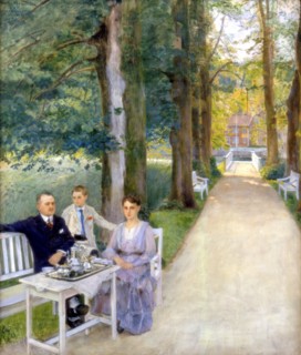 'Joh Salve Kallevig, Gudrun Kallevig, Morten Kallevig', c1900-1928. Artist: Eilif Peterssen