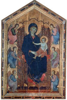'Madonna and Child', (Rucellai Madonna), 1285.  Artist: Duccio di Buoninsegna