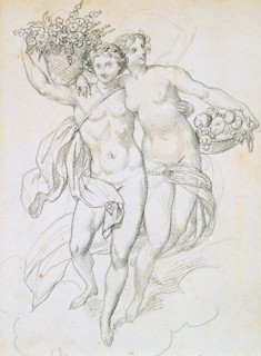 'Psyche and Cupid', c1820-1857. Artist: Achille Deveria