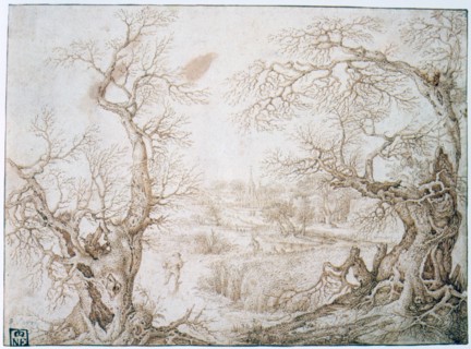 'Winter Landscape', c1565-1602 Artist: Jacob Savery I