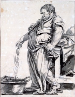 'The Butcher', c1745-1805 Artist: Jean-Baptiste Greuze