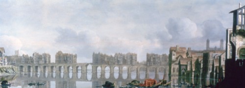 'London Bridge', 1630. Artist: Claude Jongh