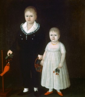 'Edward and Sarah Rutter', c1805. Artist: Joshua Johnson
