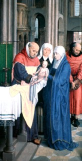 'Triptych of Jan Florain', Detail, 1479. Artist: Hans Memling