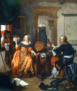 'A Musical Party', 1659. Artist: Gabriel Metsu