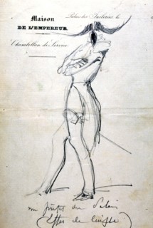 'Study, La maison de l'empereur', c1823-1870. Artist: Prosper Merimee