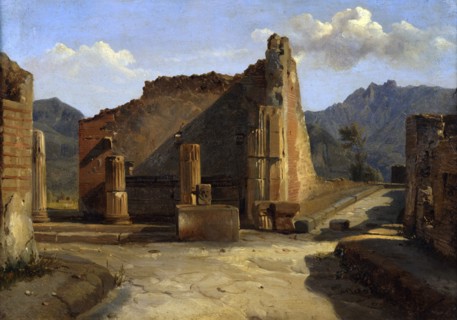 'The Forum of Pompeii'', c1816-1822. Creator: Achille Etna Michallon.