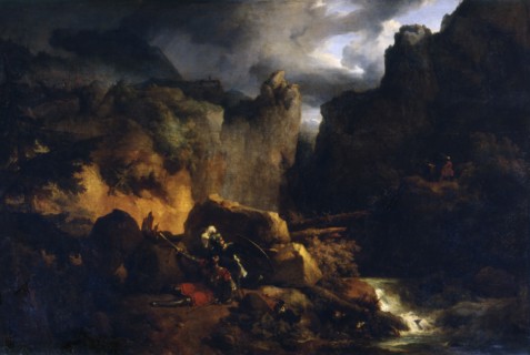 'Death of Roland', c1818. Artist: Achille Etna Michallon