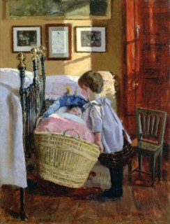 'The Watchful Eye', 1889. Artist: Viggo Christian Frederik Vilhelm Pedersen