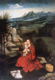 'The Rest on the Flight into Egypt', (detail), c1500-1524. Artist: Joachim Patinir