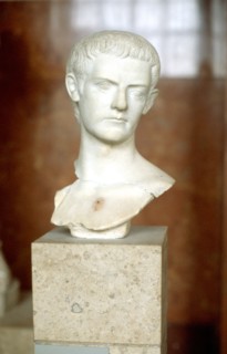 Marble bust of the Emperor Caligula. Artist: Unknown