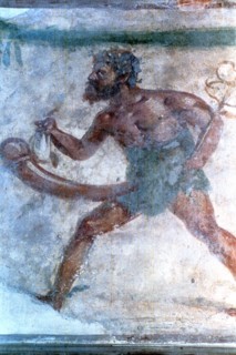 Mural of Mercury, Pompeii, Italy. Creator: Unknown.