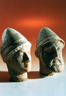 Heads of dignitaries, Kerkouane, Tunisia, 3rd century BC. Artist: Unknown