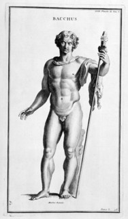 'Bacchus, after a Roman statue', 1757. Artist: Bernard de Montfaucon