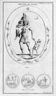 'The origin of Rome', 1757. Artist: Bernard de Montfaucon