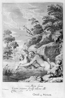 'The Nymph Salmacis and Hermaphroditus', 1655. Creator: Unknown.