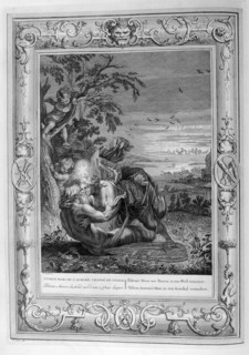'Tithonus, Aurora's Husband, Turned into a Grasshopper', 1733. Artist: Bernard Picart