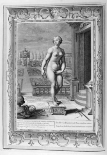 'Pygmalion is Enamoured With a Statue he Has Made', 1733.  Artist: Bernard Picart