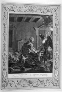 'Penelope at Her Loom', 1733. Artist: Bernard Picart