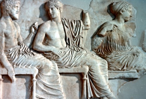 Poseidon, Apollo and Artemis, 447-432 BC. Artist: Unknown