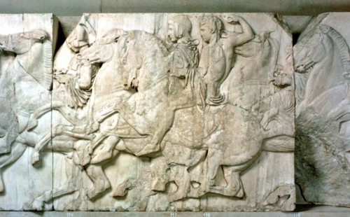 Horsemen from the Parthenon frieze, 438-432 BC. Artist: Unknown