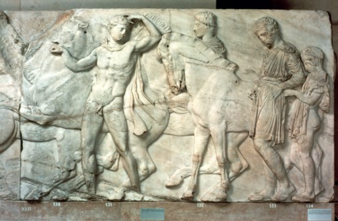 Horsemen from the Parthenon frieze, 438-432 BC. Artist: Unknown