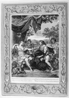 Meleager presents the boar's head to Atalanta, 1733. Artist: Bernard Picart