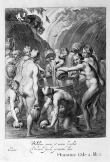 The Danaides condemned to fill bored vessels with water, 1655. Creator: Unknown.