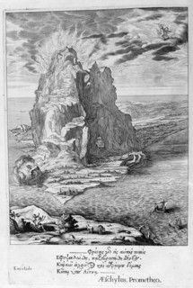 Enceladus buried underneath Mount Etna, 1655. Creator: Unknown.