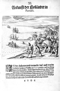 Invasion by Vice Admiral Sebold, 1606. Creator: Theodor de Bry.