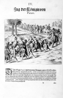 Convoy of the Queen. 1606. Creator: Theodor de Bry.