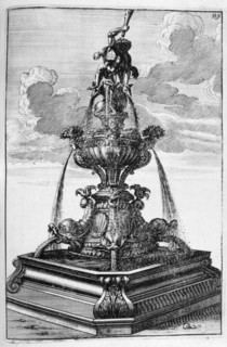 Fountain design, 1664. Artist: Georg Andreas Bockler