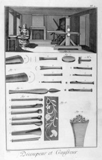 Embossed fabric maker, 1751-1777. Artist: Unknown