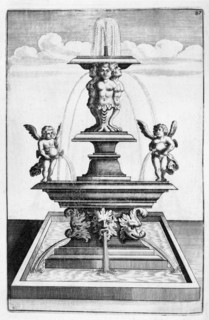 Fountain design, 1664. Artist: Georg Andreas Bockler