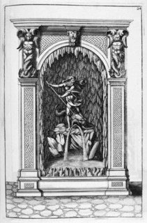 Fountain, grotto design, 1664.  Artist: Georg Andreas Bockler