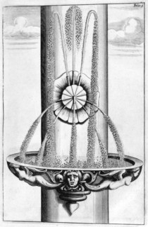 Ornamental fountain design, 1664. Artist: Georg Andreas Bockler